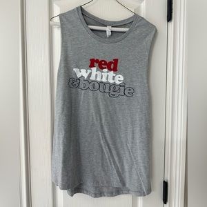 Custom Tank Red White & Bougie XL